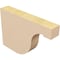 Ekena Millwork 2in. W x 8in. H x 12in. L Del Monte Woodgrain TimberThane Rafter Tail, Primed Tan RFTUR02X08X12DELRCPR - alternate 4